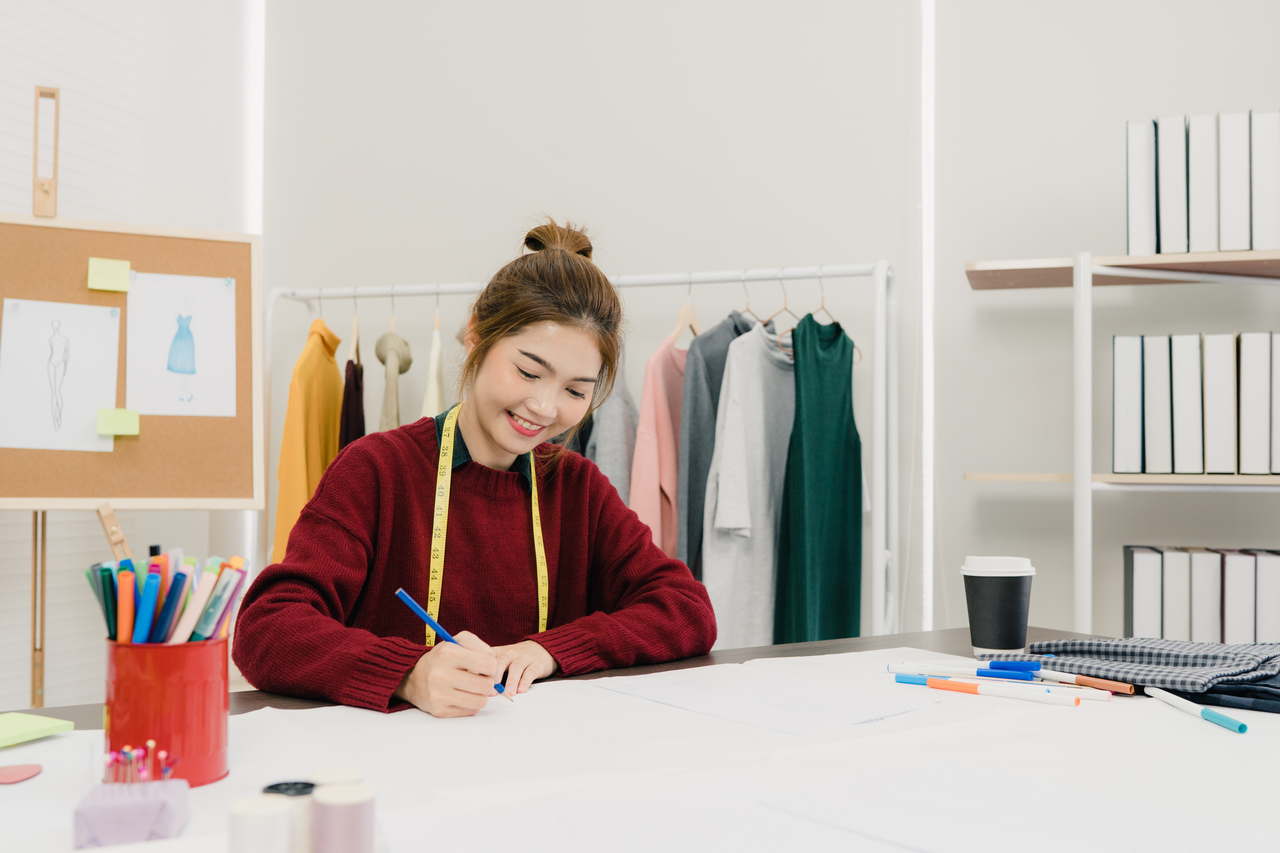 A young woman establishing her first business using a personal loan