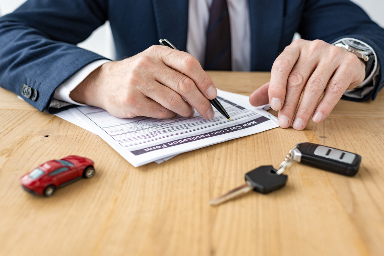 Application for an online car loan