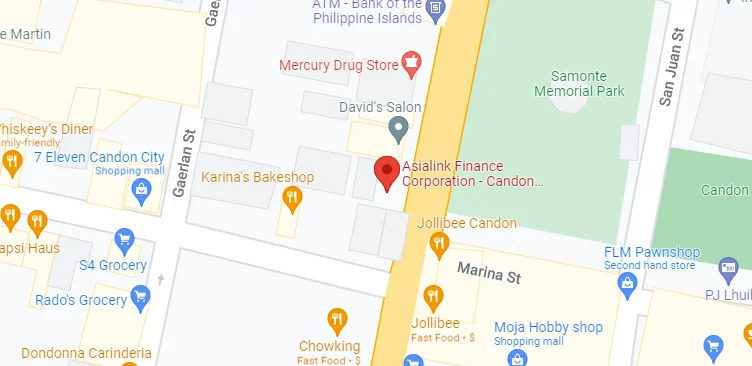 Google map of AsiaLink Candon branch