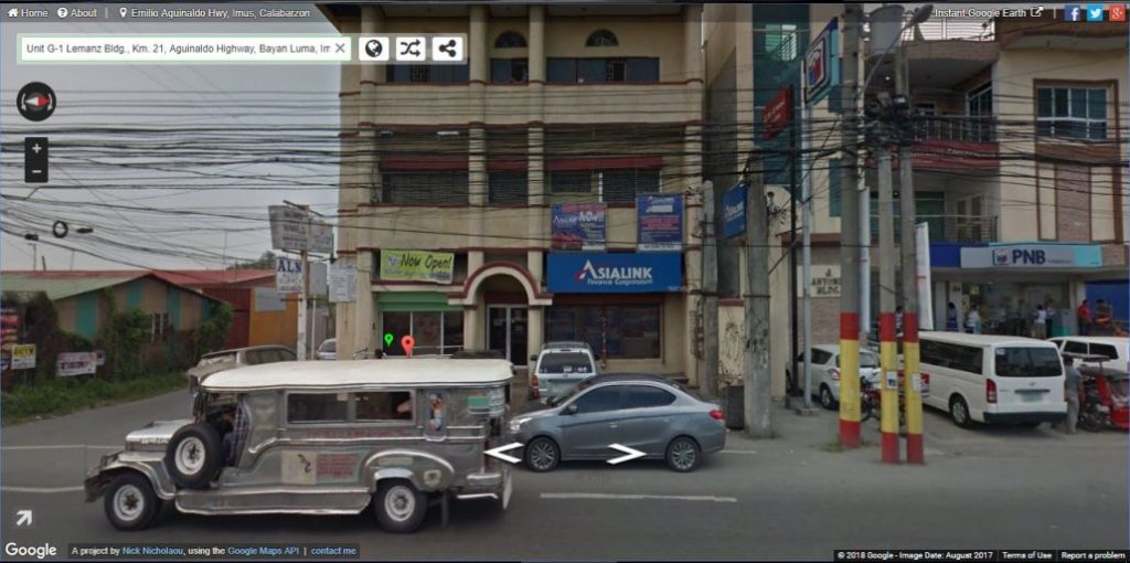 Google Earth screenshot of Asialink Cavite branch