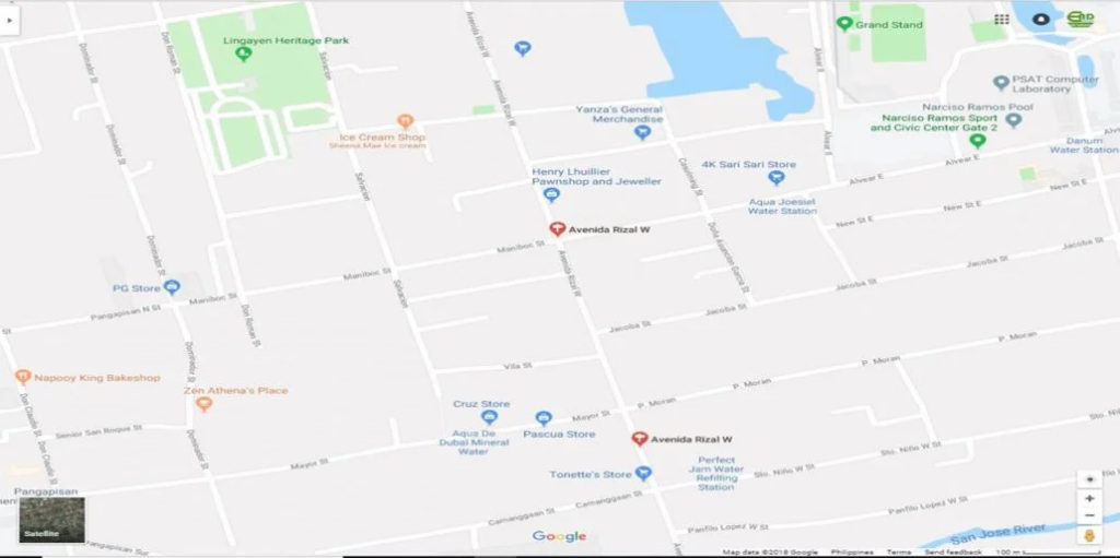 Google map of AsiaLink Lingayen branch