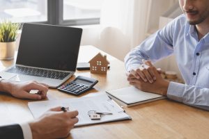 Man getting a home loan